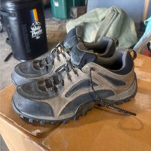 Timberland pro steel toe Men's Gray/Black Hiking Shoes